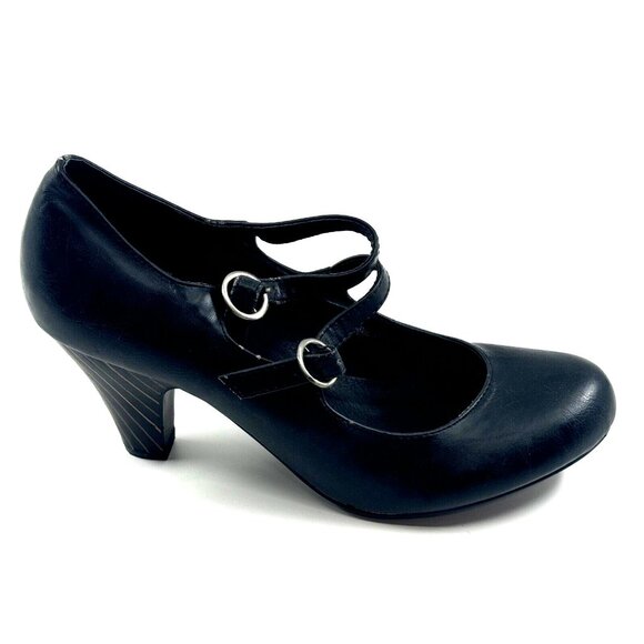 ALDO Flosiro-96 Mary Jane Double Strap Pump Heel Shoe, EU 40, Black - Picture 7 of 12